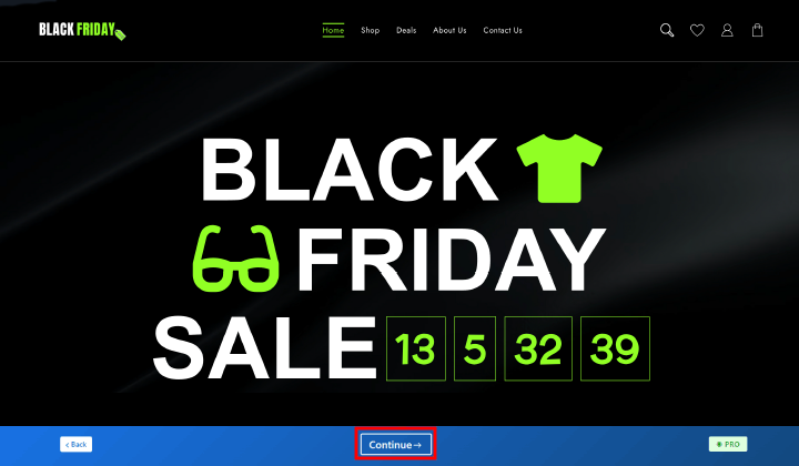 Cara Membuat Website Black Friday untuk Memaksimalkan Penjualan dan Menarik Pelanggan 22 black friday Mania Continue