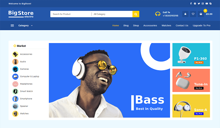 13 najlepszych szablonów stron internetowych, takich jak Flipkart 6 Electro Store WordPress Theme Template