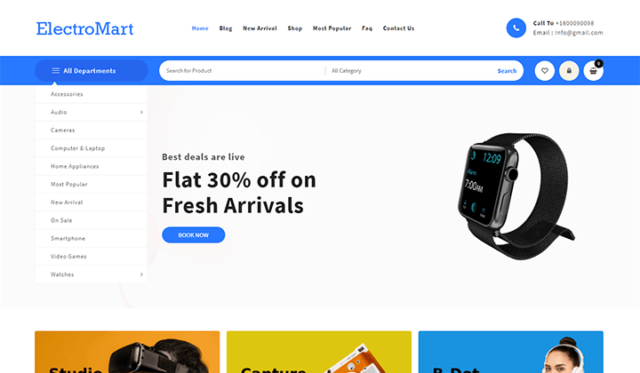 12 melhores modelos para sites WooCommerce em 2025 5 Electronics Shop