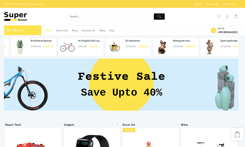 12 melhores modelos para sites WooCommerce em 2025 4 top store multi vendor 41