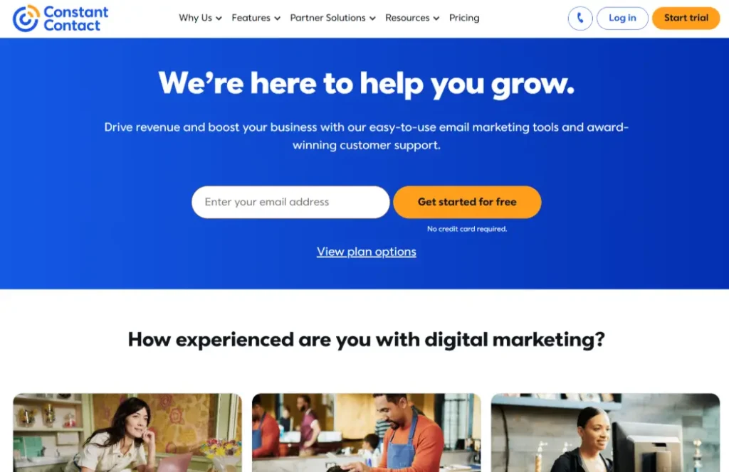 8 melhores alternativas mais baratas para Mailchimp em 2025 5 constantcontact 5436
