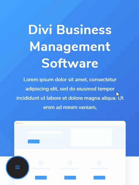 meniu pictogramă circulară divi