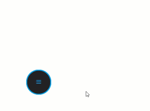 meniu pictogramă circulară divi