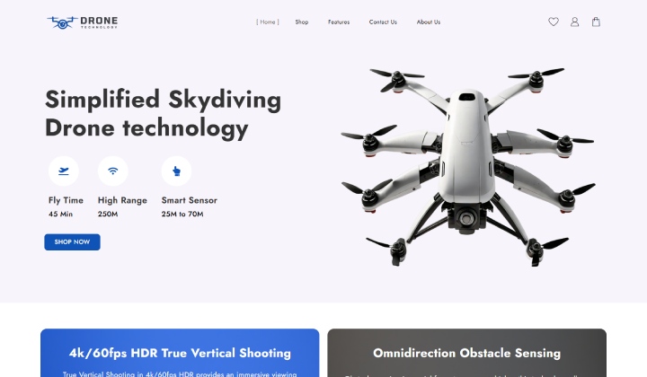 Cómo agregar una barra de búsqueda personalizada a WooCommerce para facilitar el descubrimiento de productos 1 Drone without search