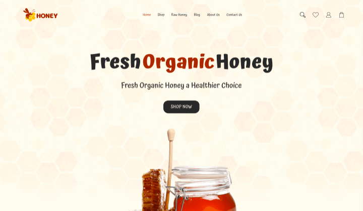 9 เทมเพลต WooCommerce ที่ดาวน์โหลดมากที่สุด honey 323