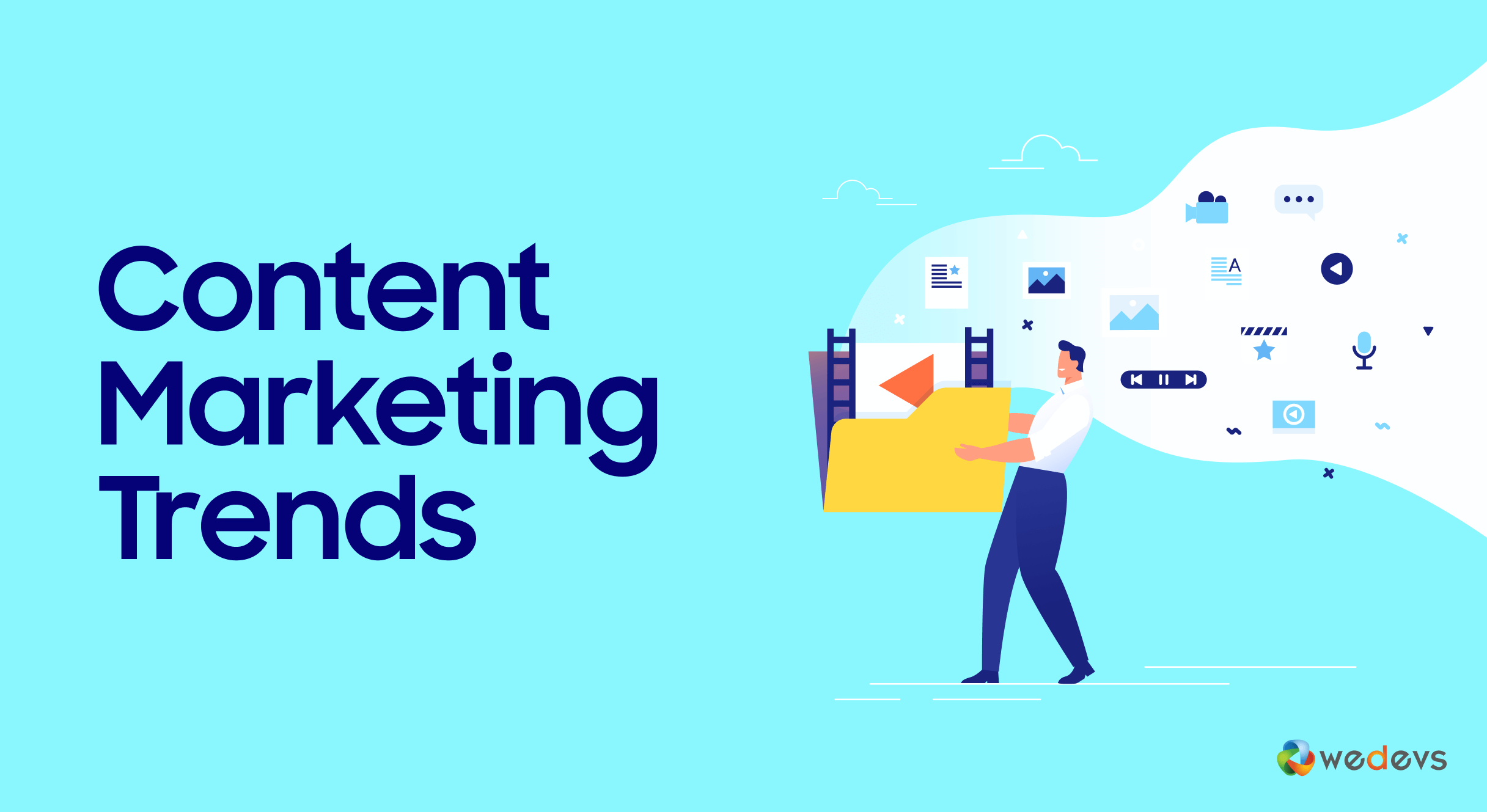 Imagem de destaque do blog - Tendências de marketing de conteúdo