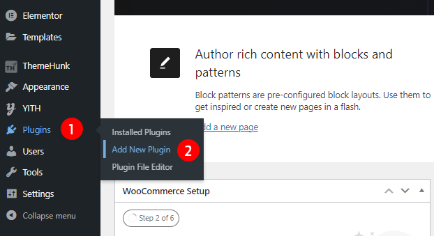 Nueva plantilla de sitio web para la tienda de cerámica (instalación de un solo clic) 11 Vayu add new plugin