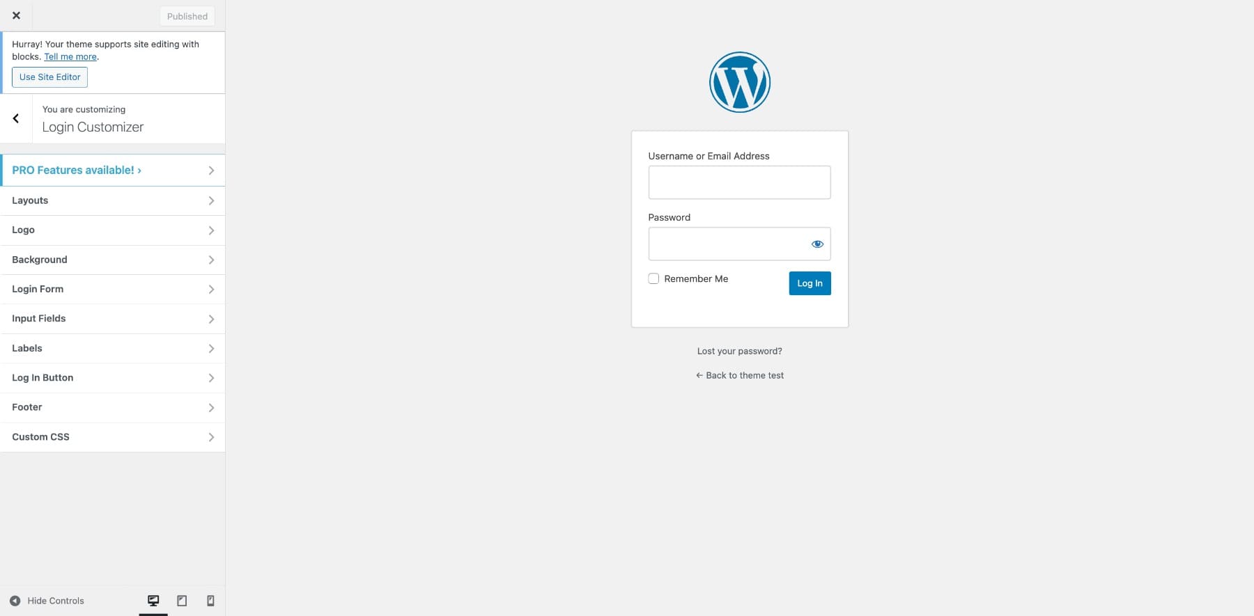 WordPress sayfasını özelleştir