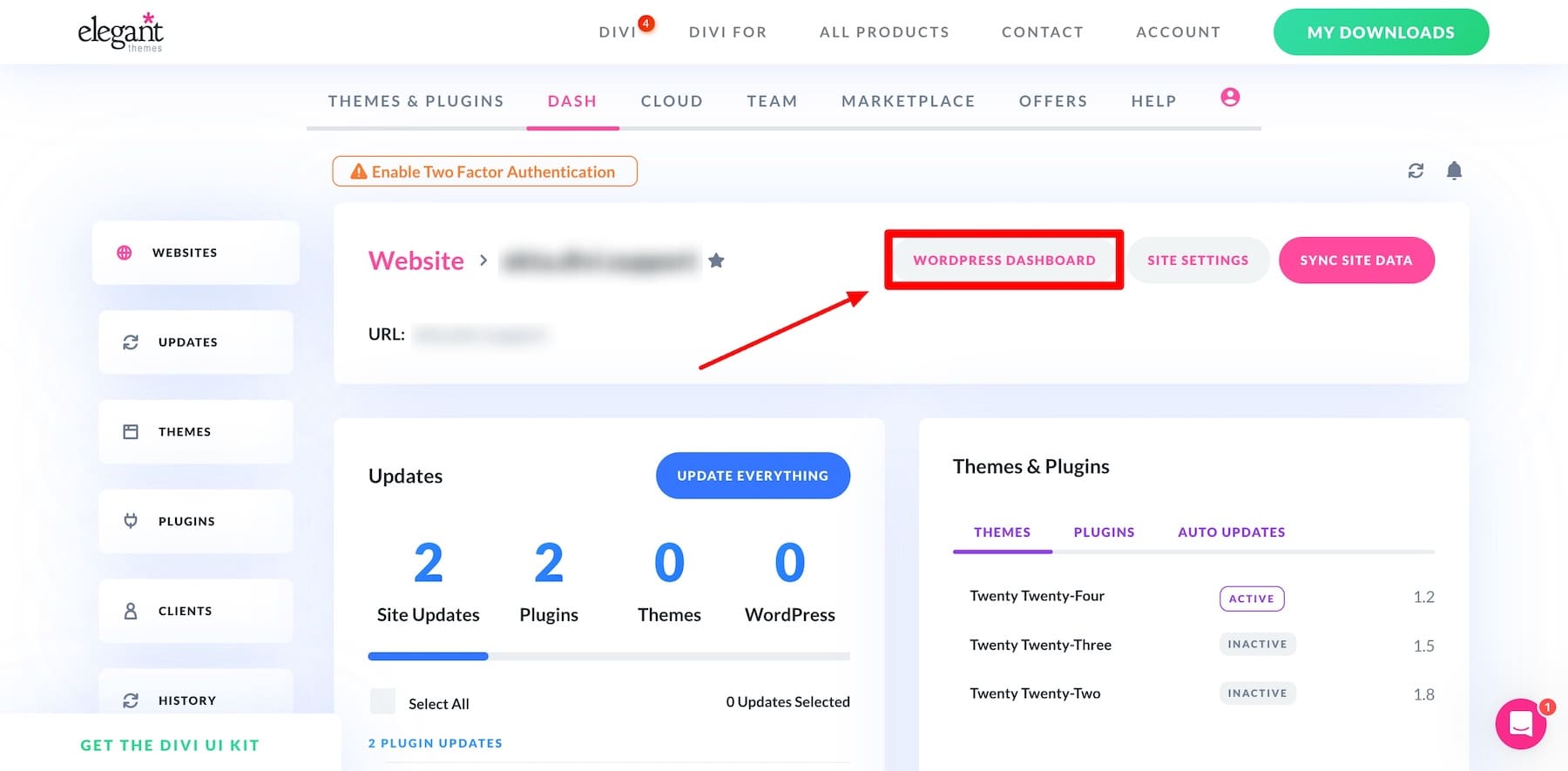 WordPress'e tek bir tıklamayla giriş yapın