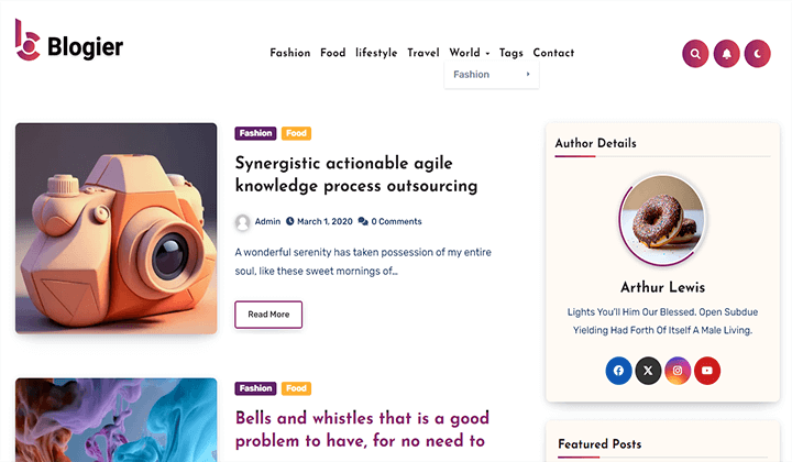 17+ tema blog WordPress gratis terbaik 2025 (super cepat) 14 blogier 251
