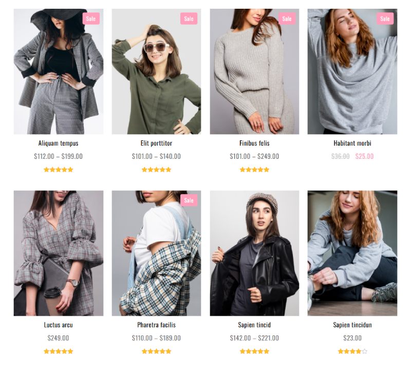 Nouveau modèle de site Web pour les vêtements (installation en un clic) 3 Clothing Product Showcase