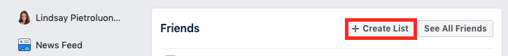 listă restricționată pe facebook