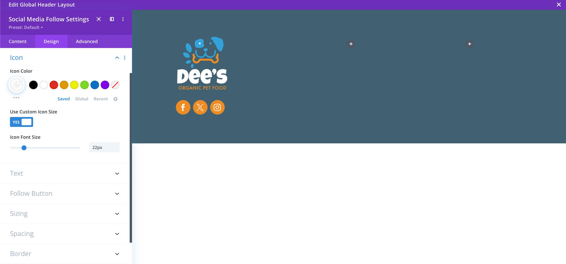 cara mendesain footer