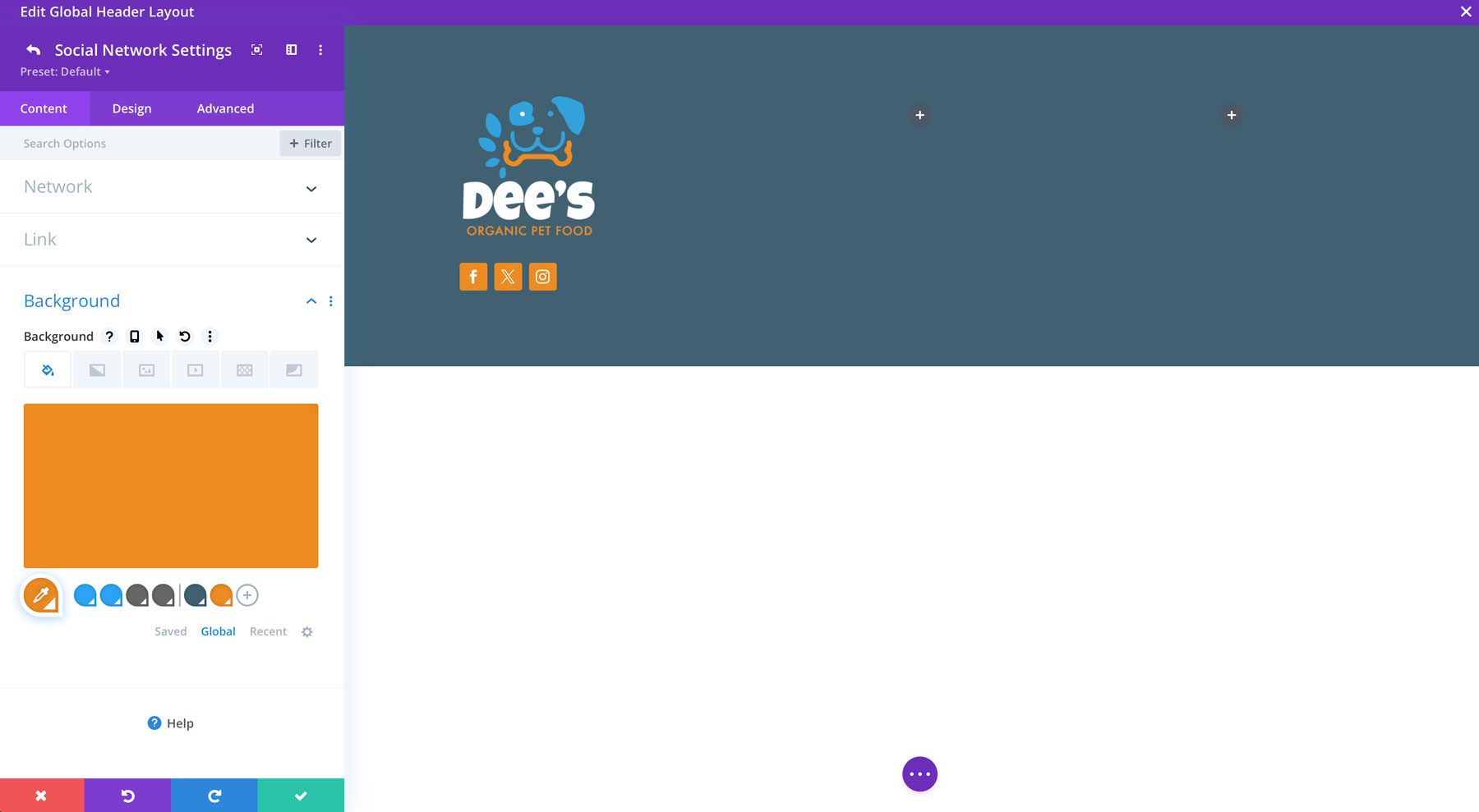cara mendesain footer