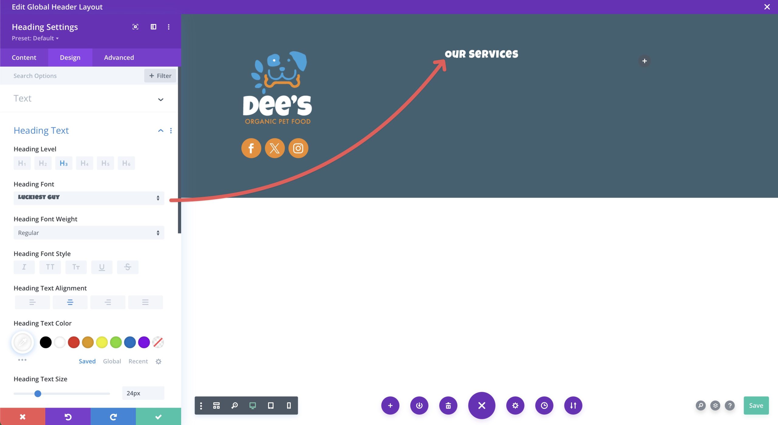cara mendesain footer