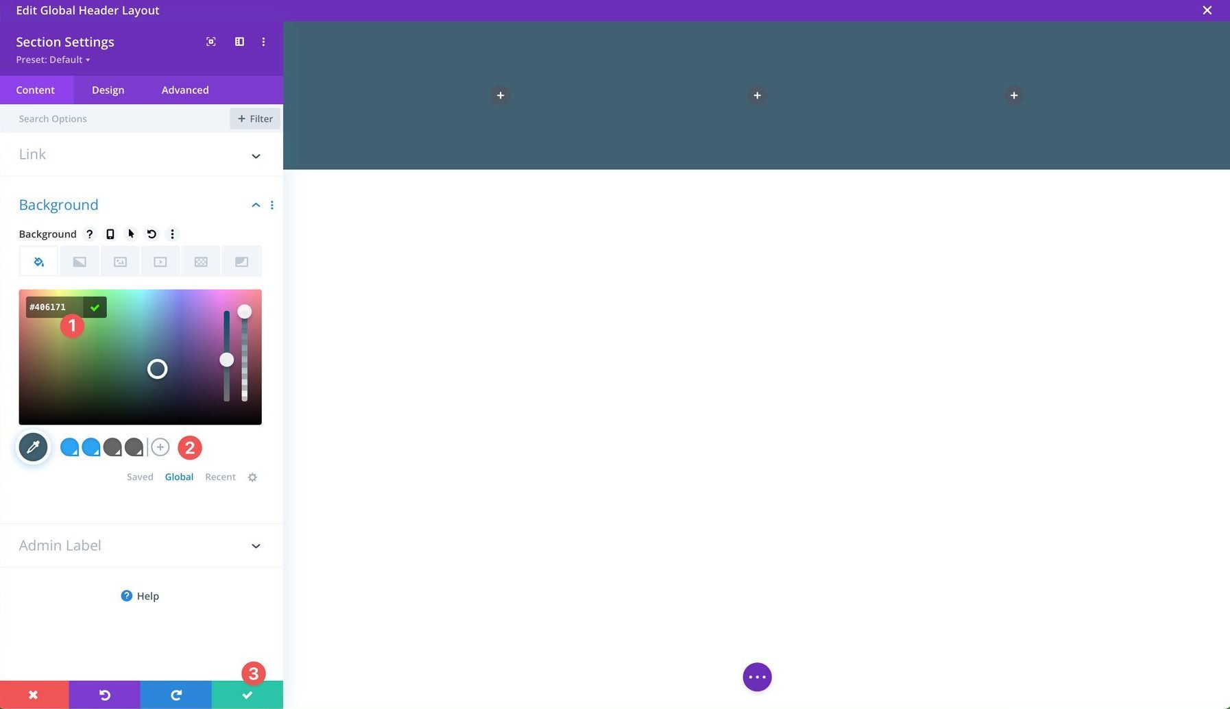 cara mendesain footer