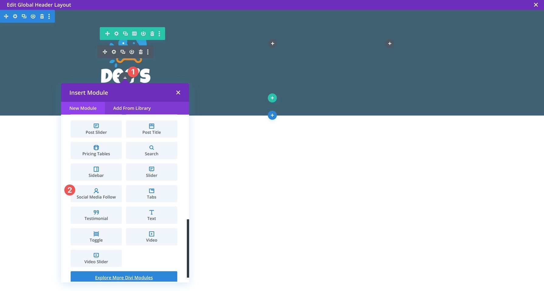 cara mendesain footer