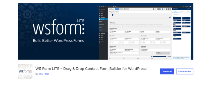 7 WPForms -Alternativen, mit denen Sie erstaunliche Formulare erstellen können 2 WF forms