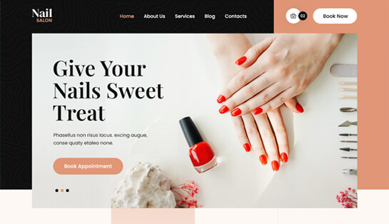 Tema WordPress Salon Kuku
