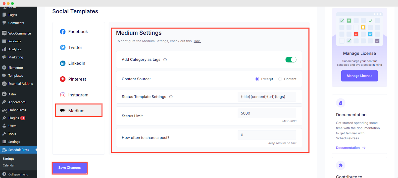 مشاركة منشورات WordPress تلقائيًا على الوسط Automatically Share WordPress Posts on Medium