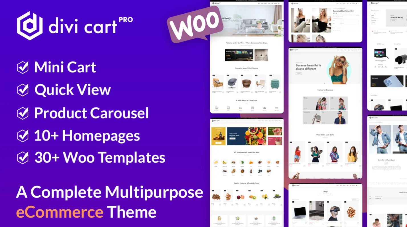 Divi Cart Pro Mubnail