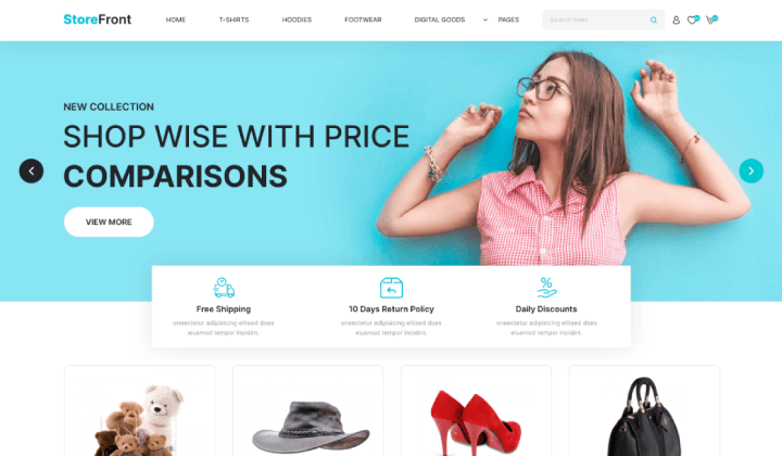 9 butikowe motywy i szablony WordPress do użycia 6 Boutique Garment Store