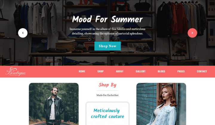9 butikowe motywy i szablony WordPress do użycia 4 boutique shop