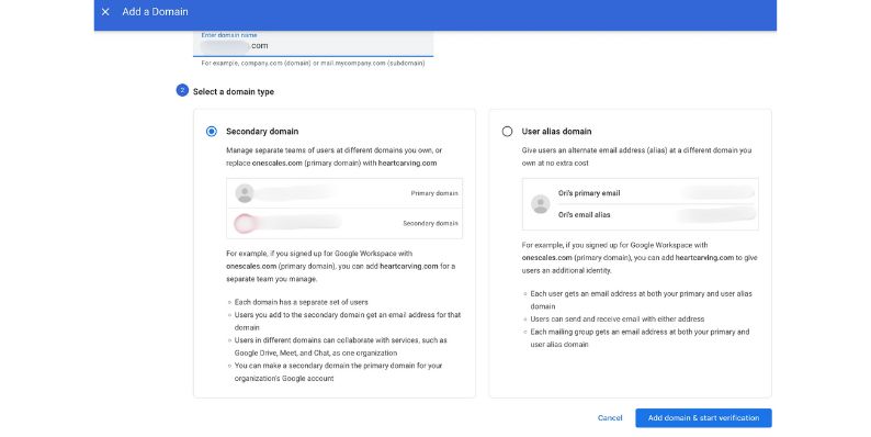 步骤1:为您的域名设置Google Workspace电子邮件