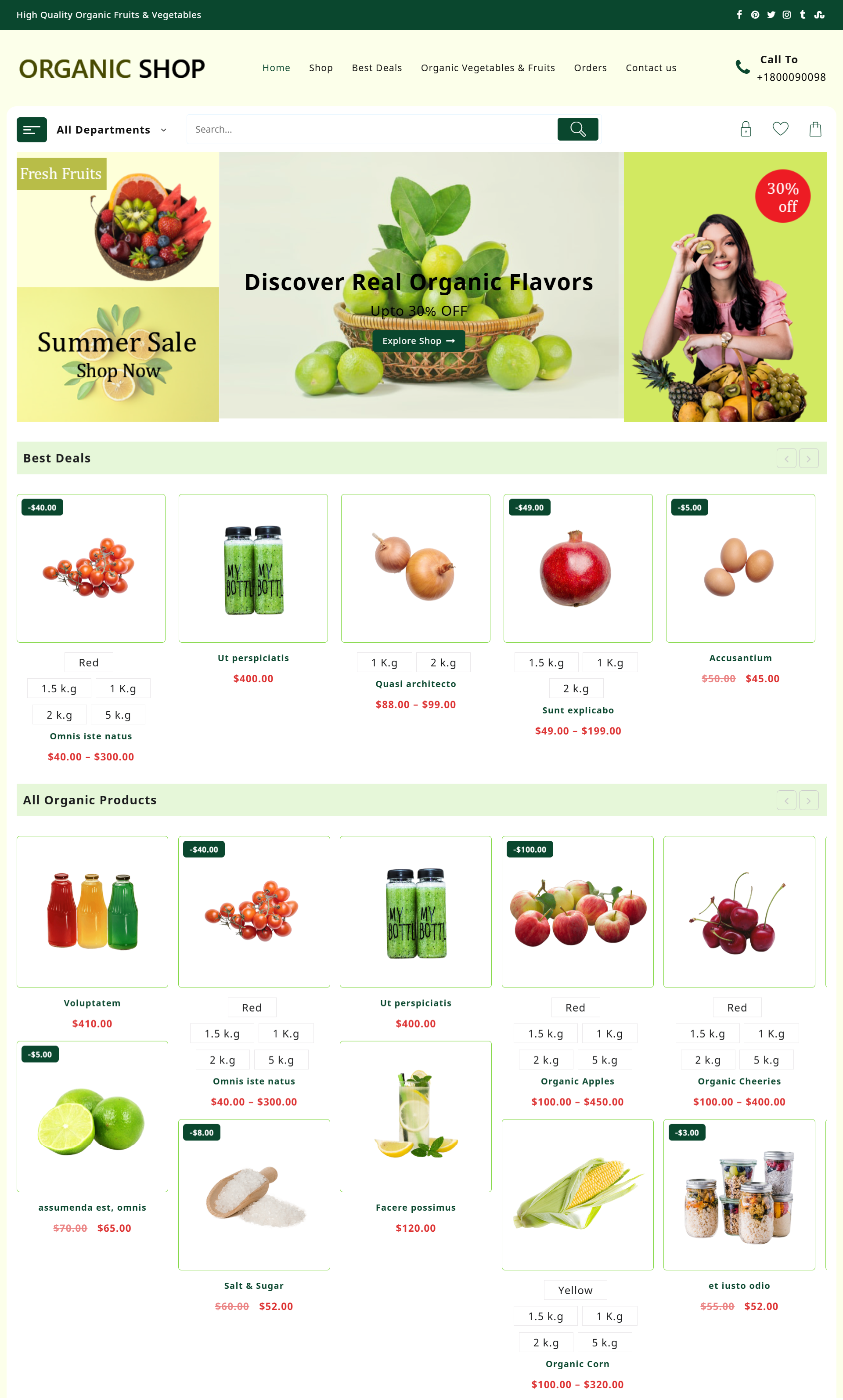 قالب موقع ويب جديد لمتجر الأطعمة العضوية (تثبيت بنقرة واحدة) 1 Organic Shop – Just another ThemeHunk WP Themes site 02 07 2025 04 58 PM