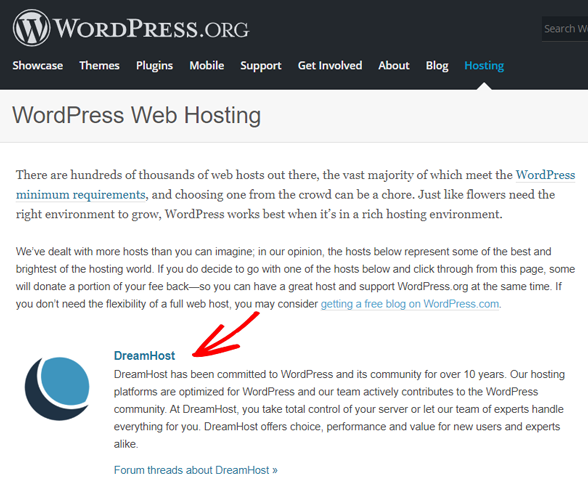 DreamHost-WordPress-ORG RECOMENDO Hosting-ISITWP-Detector de temas de WordPress gratis dreamhost wordpress org recommended hosting
