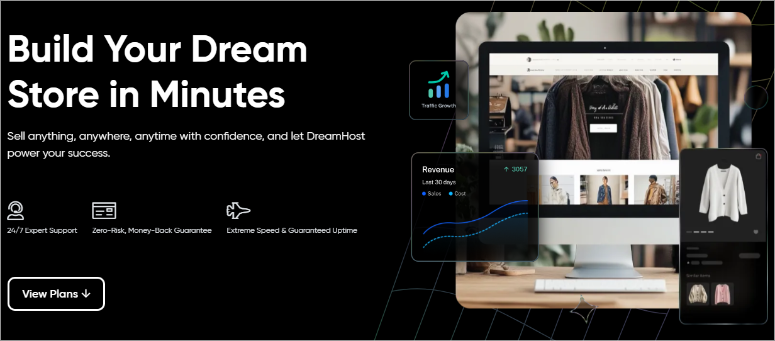 DreamHost -Online -Store - ISITWP - Detector de temas de WordPress gratis dreamhost online store