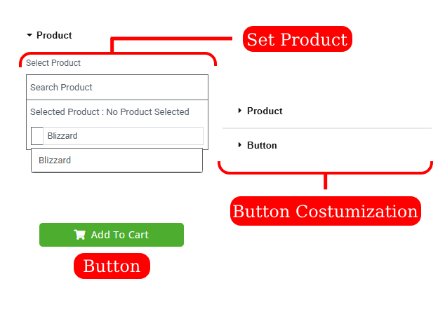 如何使用Elementor 16创建自定义WooCommerce产品页面 Elemento Addons Add to Cart Settings