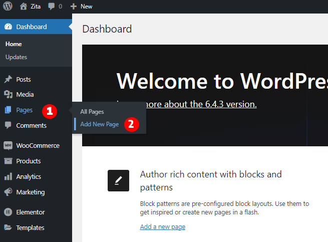 如何使用Elementor 7创建自定义WooCommerce产品页面 Add New Plugin