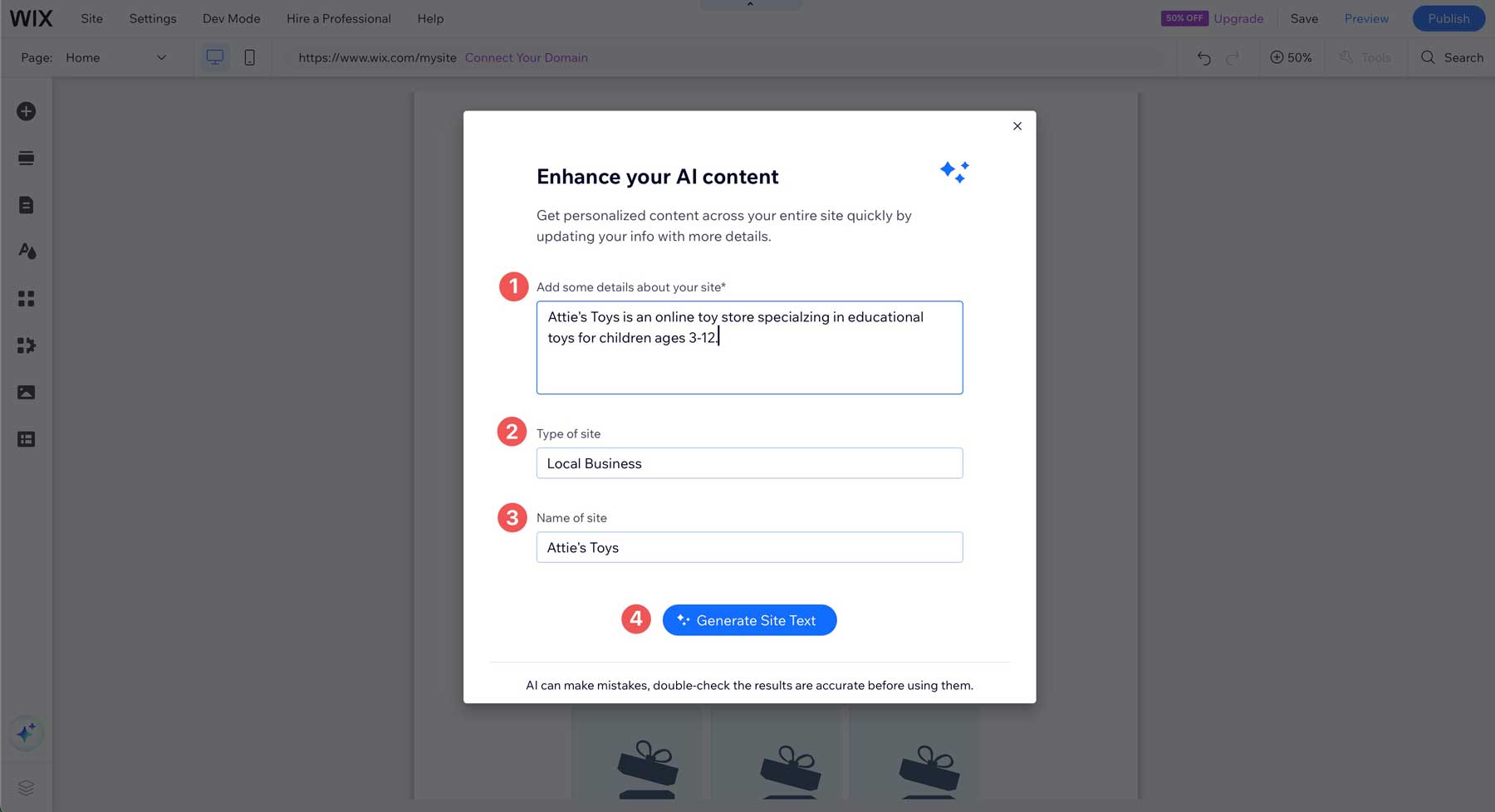 La forma más rápida de construir un sitio web
