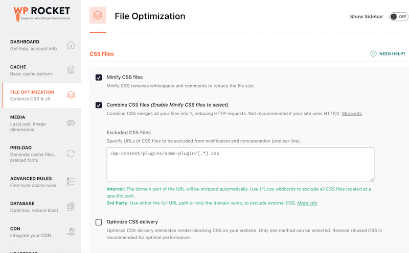 Un complemento completo de optimización de rendimiento, incluida la compresión automática de GZIP - Fuente: WP Rocket
