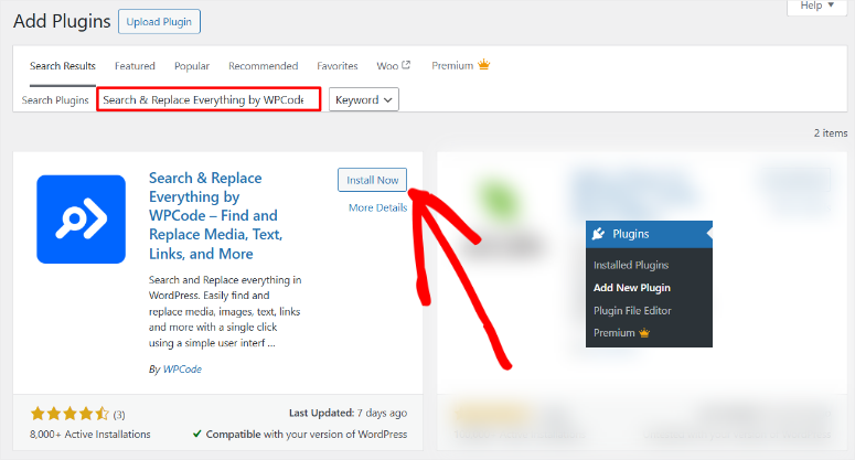 Search-and-Replace-Install-Free-Version-ISITWP-Detector de Tema WordPress grátis search and replace install free version