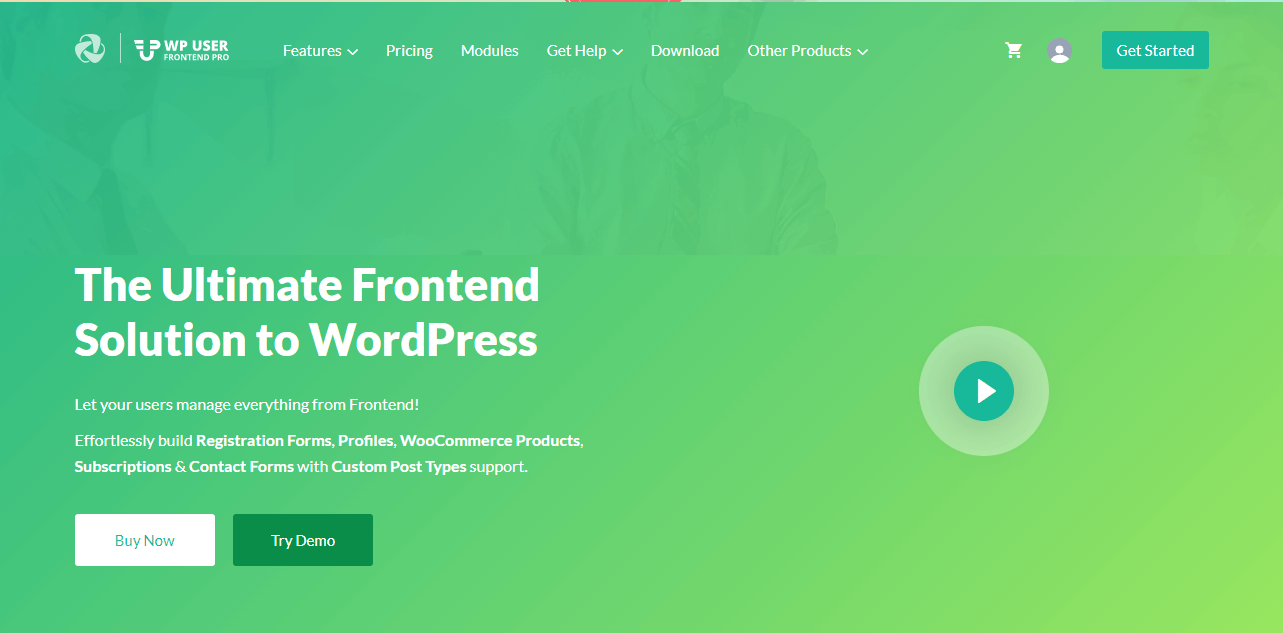 Pluginul frontend utilizator WP
