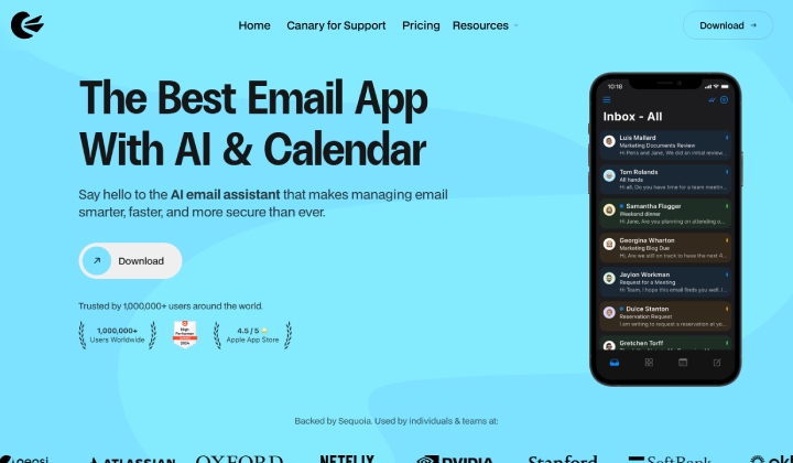 Top 7 Ferramentas de IA para gerenciamento de email e produtividade 4 Canary Mail