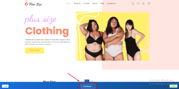 Nowy szablon strony internetowej dla sklepu plus size (instalacja jednego kliknięcia) 24 plus size 1