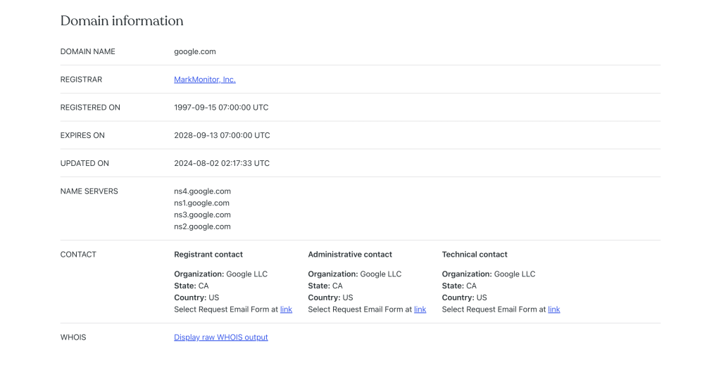 Czy prywatność domeny jest warta kosztów? Rozbicie cen i korzyści 2 wp whois lookup 32