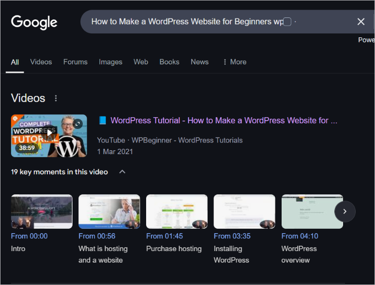 Video -Featured -Snippet -ISITWP- 무료 WordPress 테마 검출기 video featured snippet
