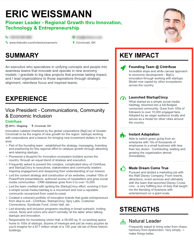 CV de marketing