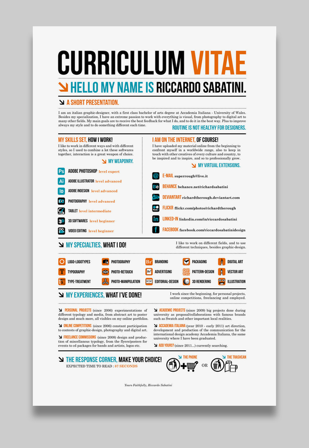 CV de marketing