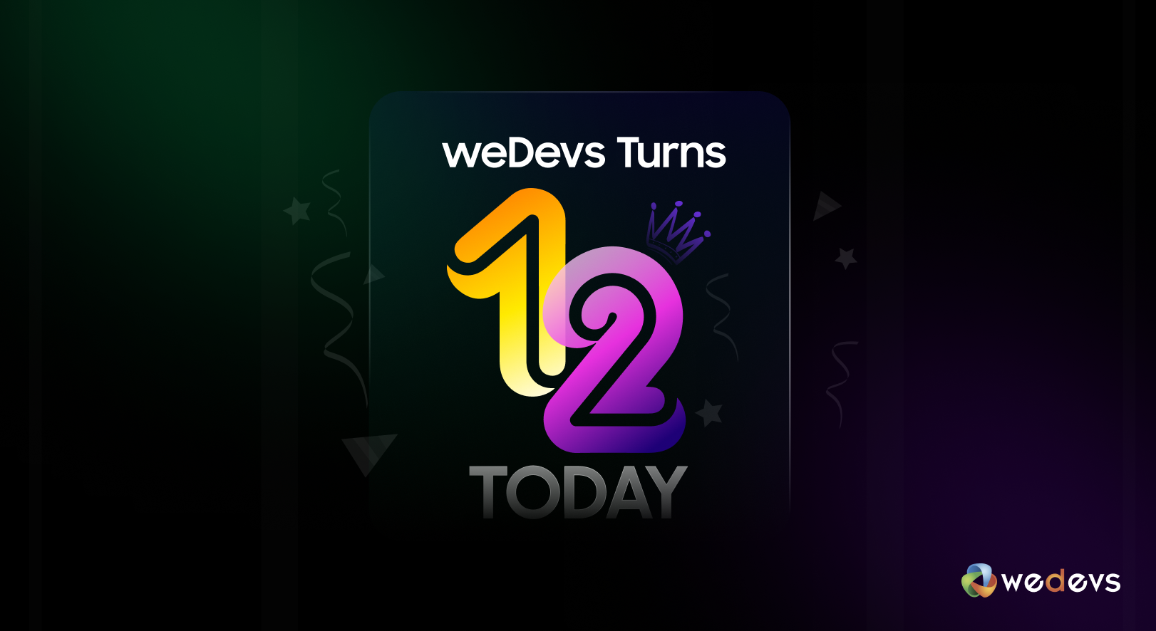 Wedevsは今日12歳になります