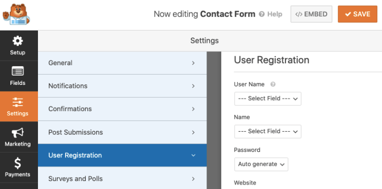 Buat Registrasi Pengguna di WPForms - ISITWP - Detektor Tema WordPress Gratis Create user registration in WPForms