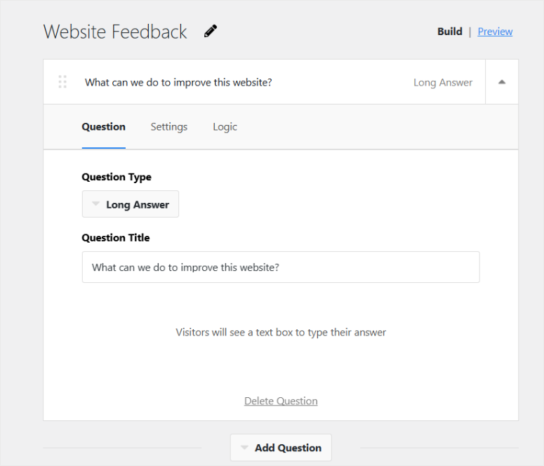 userFeedback -customize -Questions -ISITWP-免费WordPress主题检测器 userfeedback customize questions