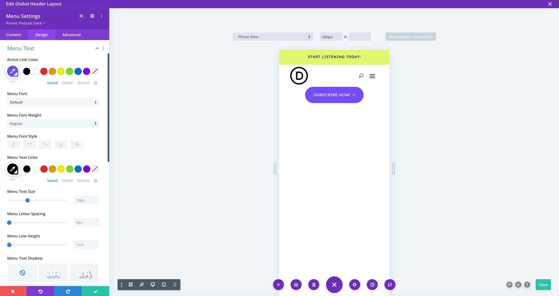 Diviのポッドキャストスターターサイト