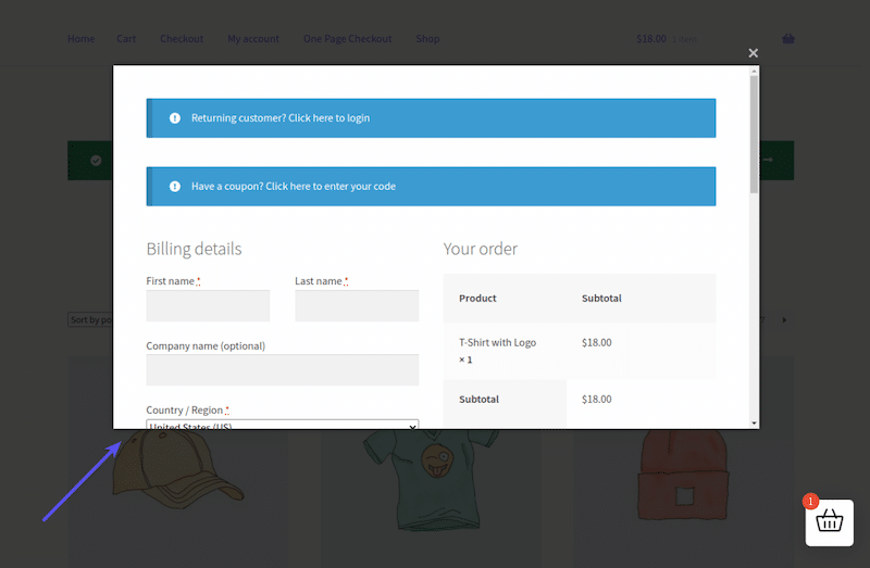Invitado e inicio de sesión en WooCommerce - Fuente: WooCommerce
