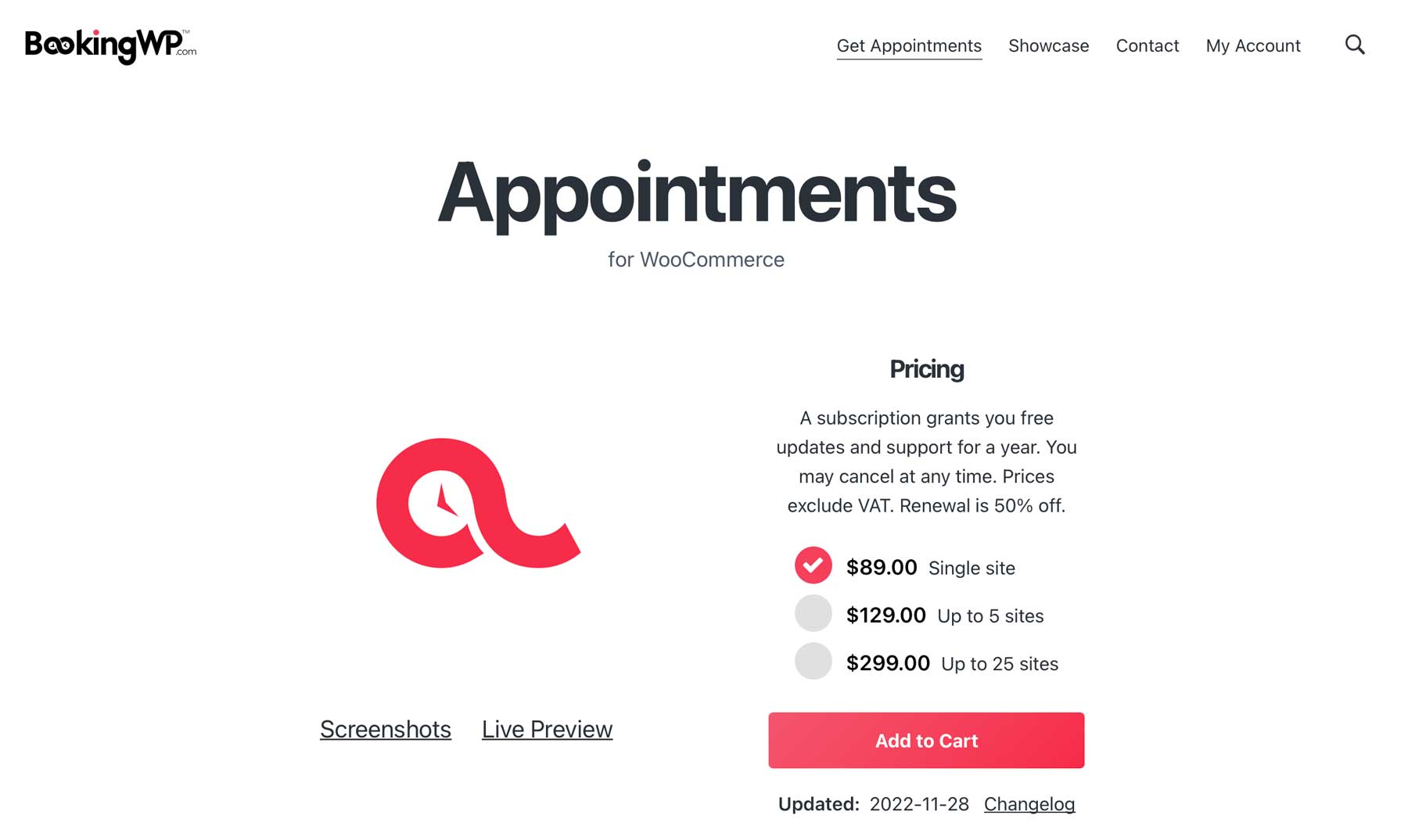 Wtyczka WooCommerce Nominations przez Bookingwp