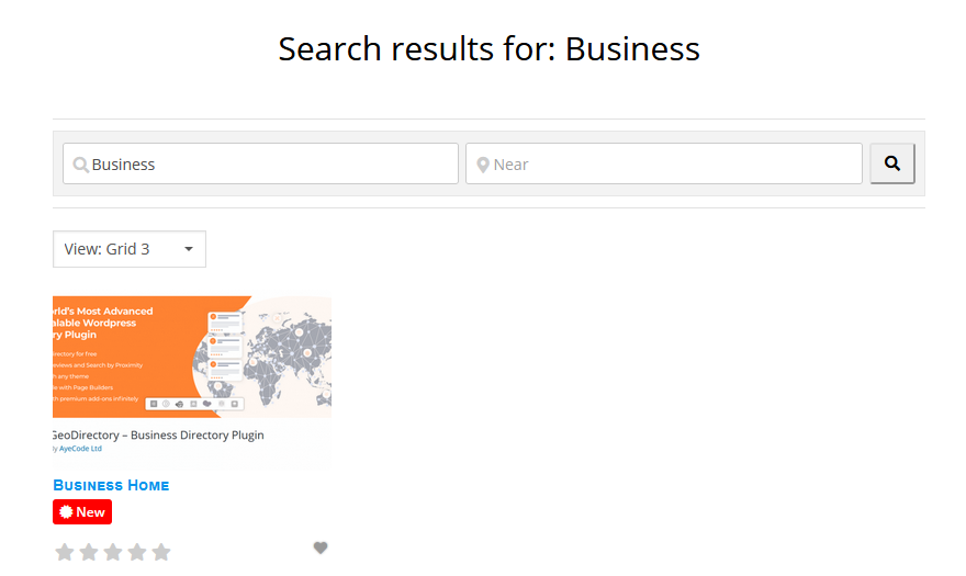 Плагин бизнес-каталога GeoDirectory для WordPress